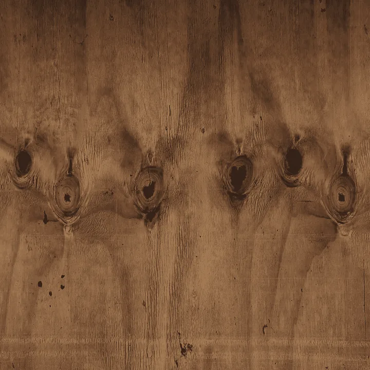 Chestnut stain direction shown on natural wood grain